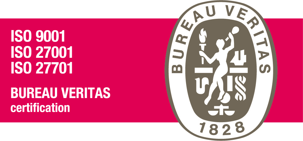 Certifikati ISO 9001, ISO 27001 in ISO 27701 (Bureau Veritas)